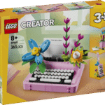 Kaunista iga tuba selle värvilise mängukomplektiga LEGO Creator Kirjutusmasin lilledega ning ehita see ümber klahvpilliks või lillepotiks.