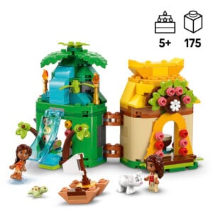väikest paati ja 2 LEGO Disney mikronukufiguuri.