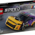 Lapsed ja NASCAR-i fännid saavad selle LEGO Speed Champions NASCAR Next Gen Chevrolet Camaro ZL1 automänguasjaga ehitada ja etendada põnevaid tegusid.