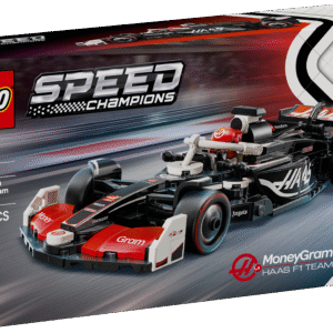 F1 fännid ning vähemalt 10-aastased lapsed saavad seda muljetavaldavat LEGO Speed Championsi MoneyGram Haas F1 Team VF-24 võidusõiduautot ehitada ja esitleda.