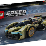 Mängufännid ja lapsed ehitavad ja saavad mängida selle LEGO Speed ​​Champions Lamborghini Lamborghini Lambo V12 Vision GT Super Car ehitusmänguasjaga.