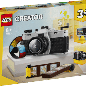 LEGO® Creator kolm ühes retrotehnika komplekt võimaldab lastel ehitada retrokaamera