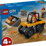 Liitu oma väikese kangelasega rollimänguks ja jutuvestmiseks selle vahva LEGO City ehitusplatsi mänguasjaga