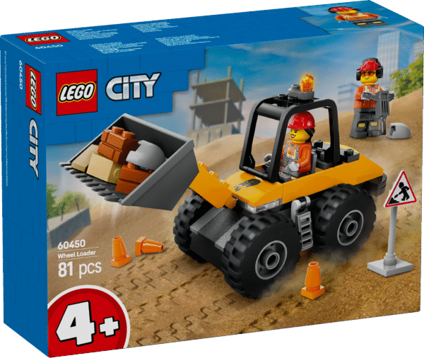 Liitu oma väikese kangelasega rollimänguks ja jutuvestmiseks selle vahva LEGO City ehitusplatsi mänguasjaga