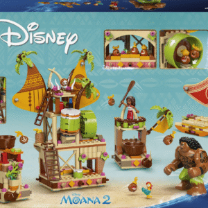 väikest kanuud ning 9 LEGO ǀ Disney tegelaskuju.