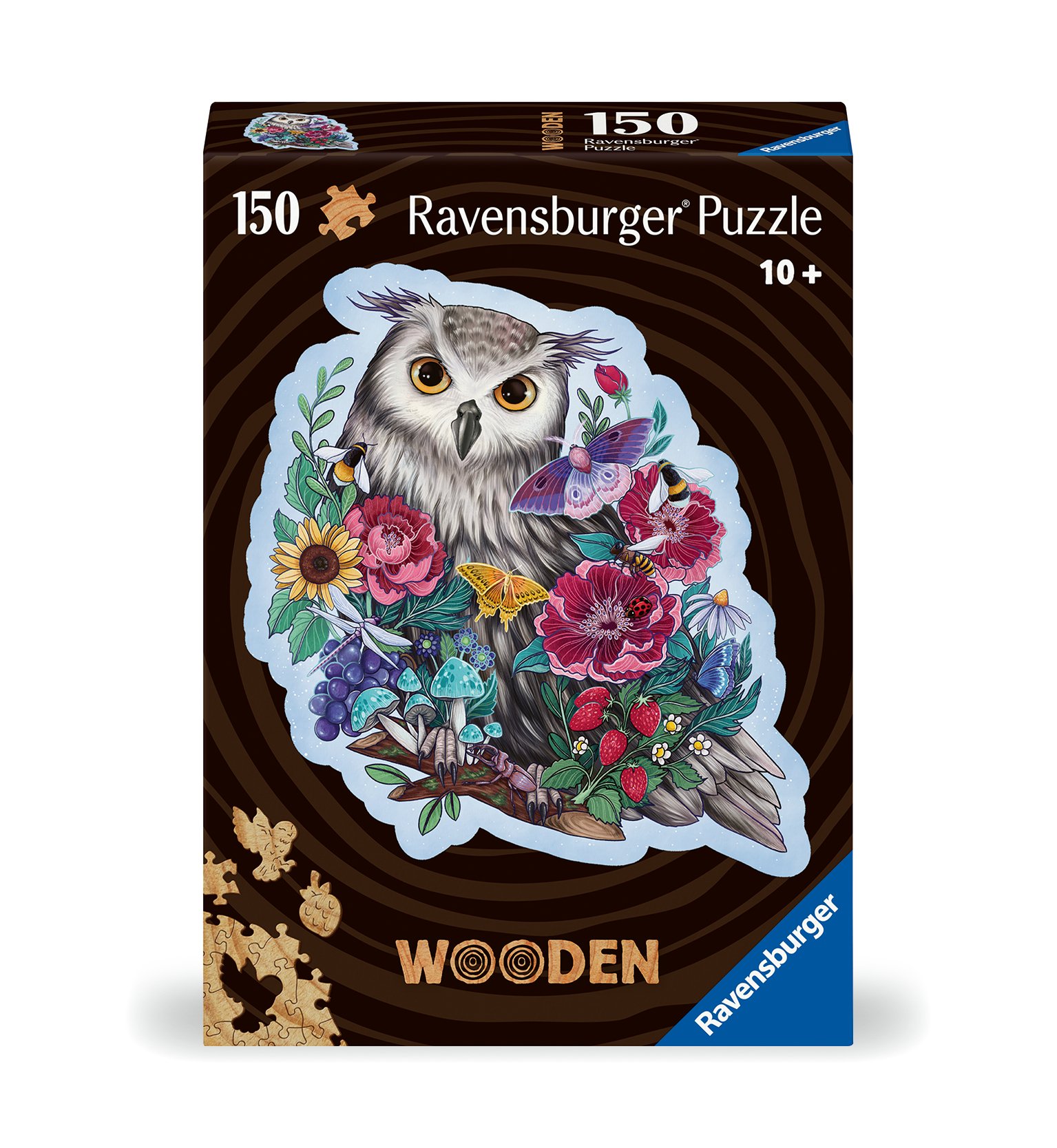 Ravensburger puidust pusle 150 tk Müstiline öökull Puidust pusled on kvaliteetsed ja hindamatu väärtusega!