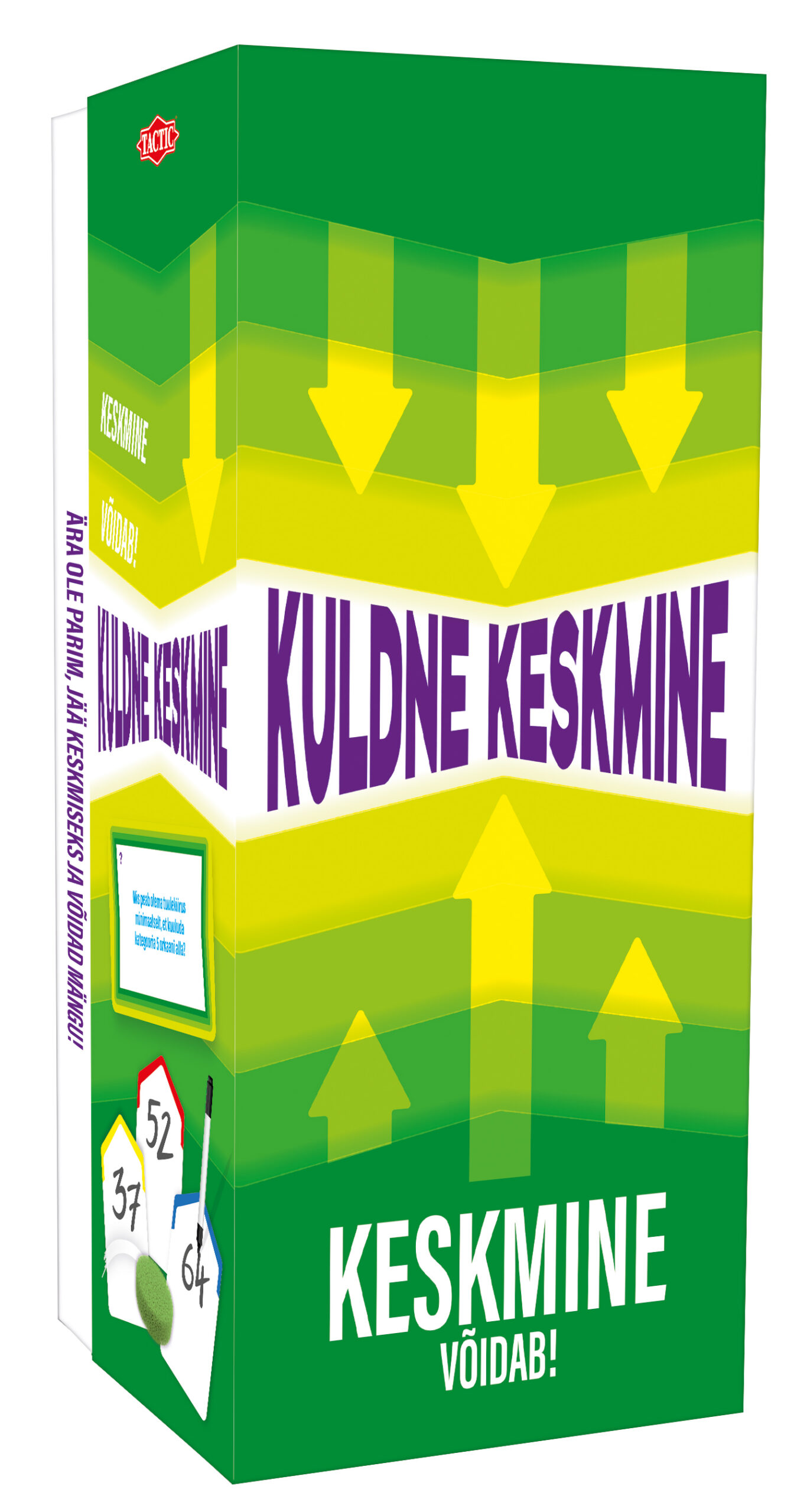Tactic lauamäng Kuldne keskmine Selles lauamängus pole alati vaja teada täpset vastust
