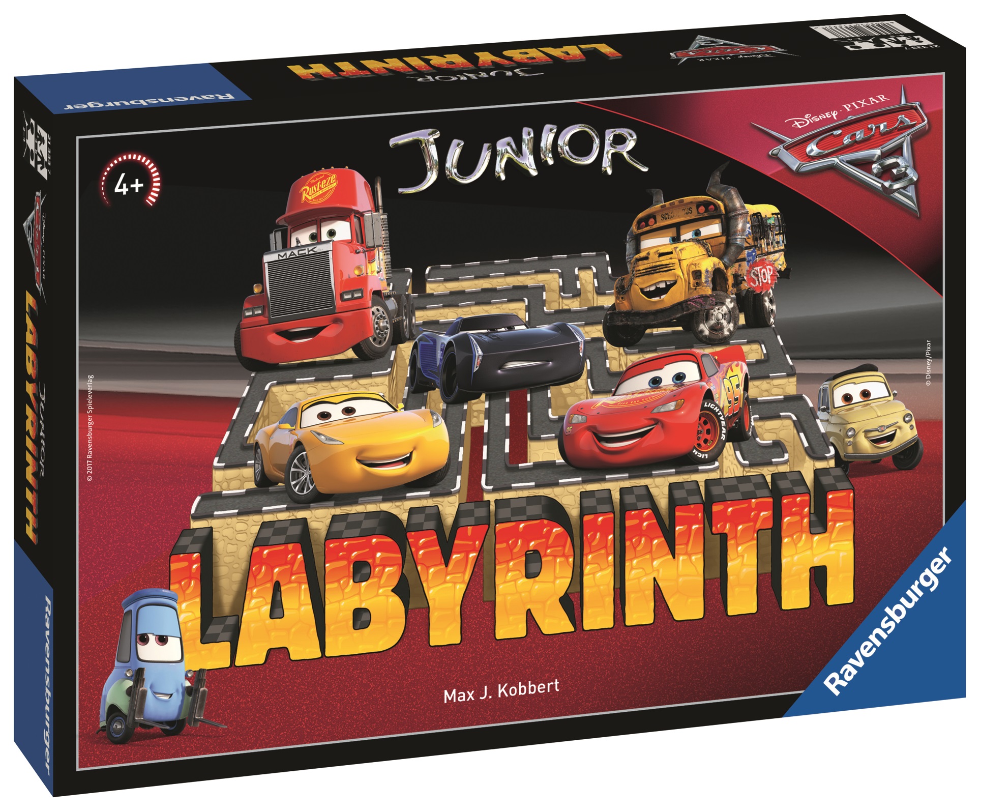 Ravensburger lauamäng: Juunior Labürint Autod Põnev lauamäng labürindi ja Carsi fännidele!