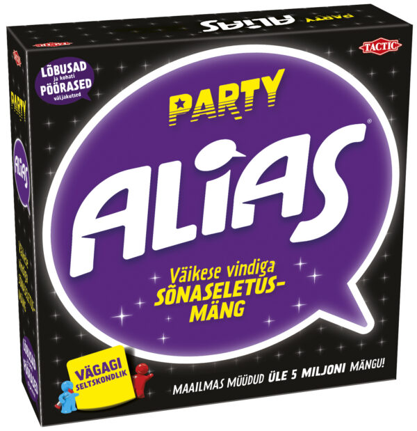 Party ALIAS on ülemeelikult lõbus uus versioon sellest populaarsest sõnaseletusmängust.