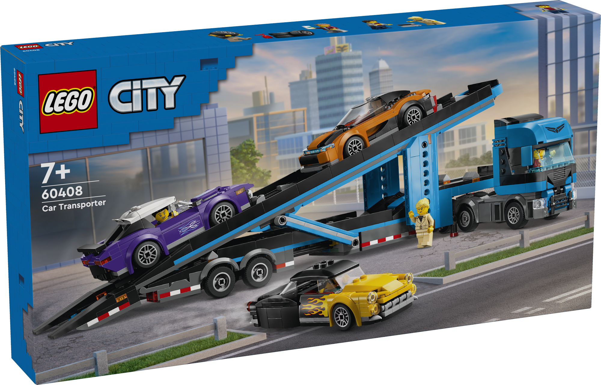 LEGO City Autoveok koos sportautodega Mänguautode fännidele meeldib kindlasti see LEGO City komplekt