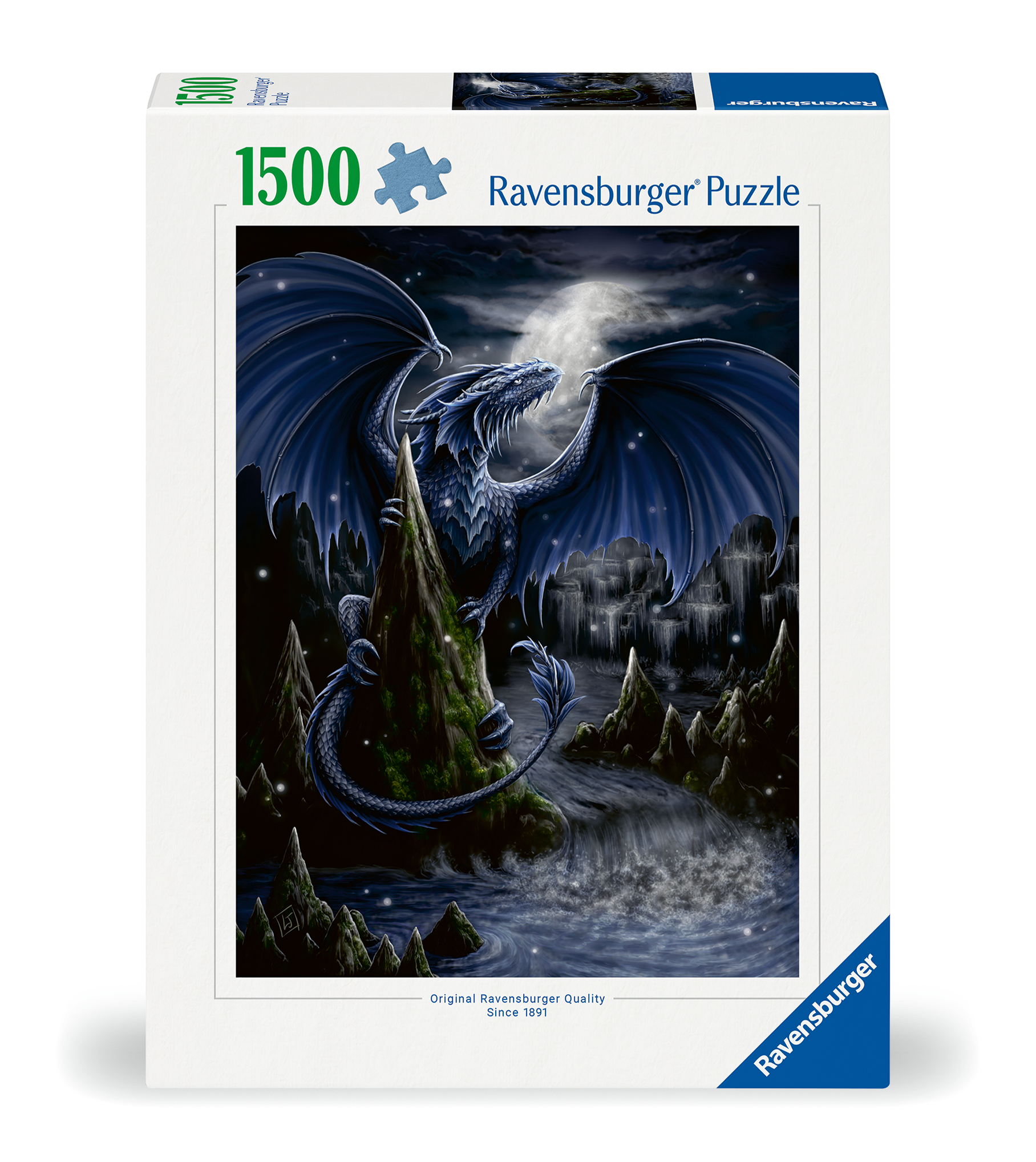 Ravensburger pusle 1500 tk Must draakon Ravensburgeri esmaklassilise kvaliteediga pusled. Iga pusletükk on erinev
