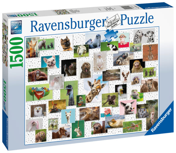 Ravensburgeri esmaklassilise kvaliteediga pusled. Iga pusletükk on erinev