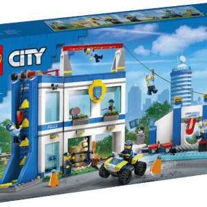 LEGO® City politseiakadeemia komplektis on rohkesti funktsioone ja detaile loovmänguks ning sealt leiab kuus minifiguuri ja hobusefiguuri.