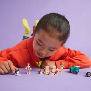 2 LEGO sõidukit ja surfilaua minitarvik.