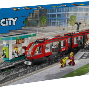 Rõõmusta mängurongide fänni selle LEGO® City trammikomplektiga