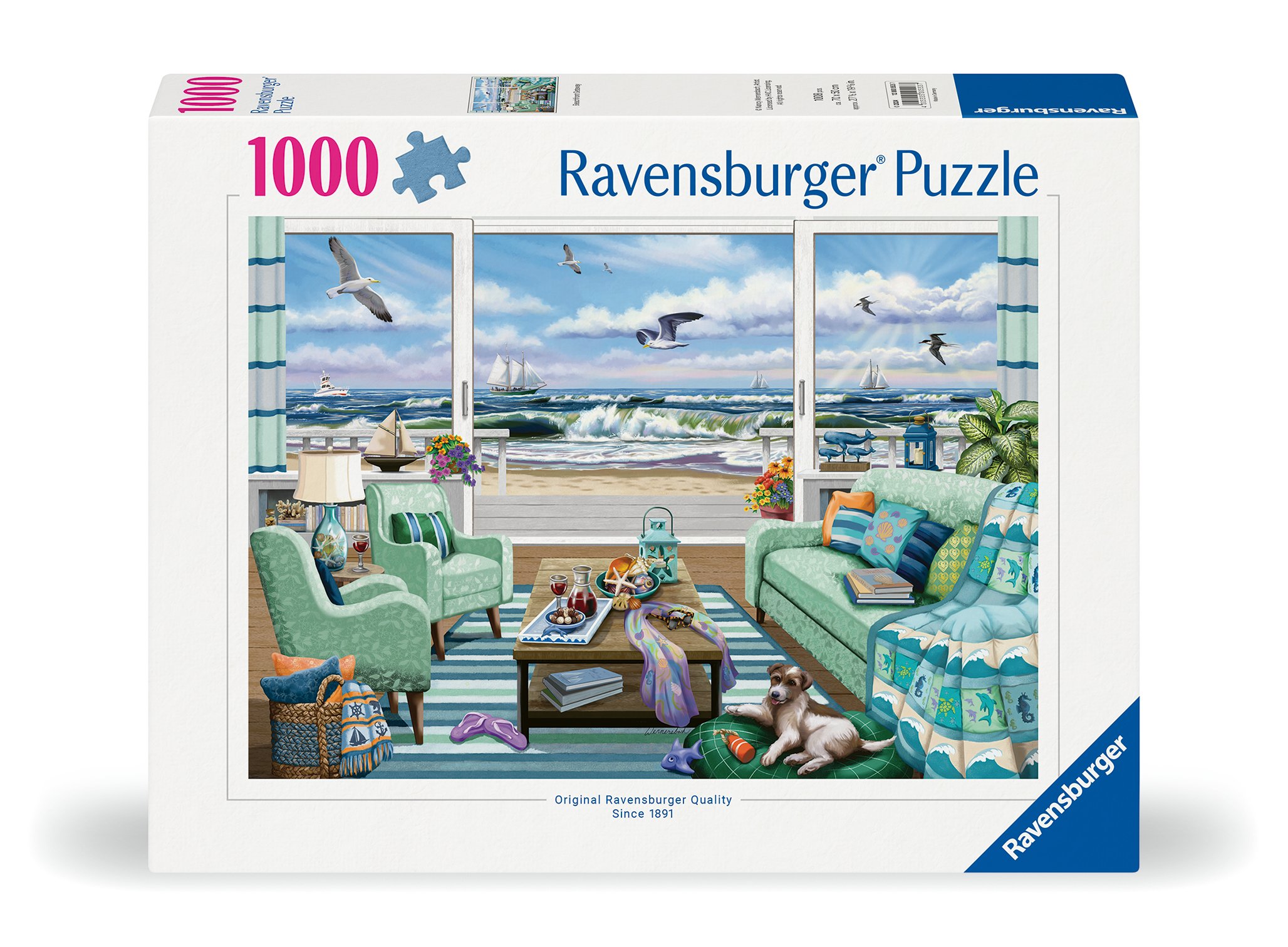 Ravensburger pusle 1000 tk Rannaäärne pelgupaik Pusle pakub  lõõgastust