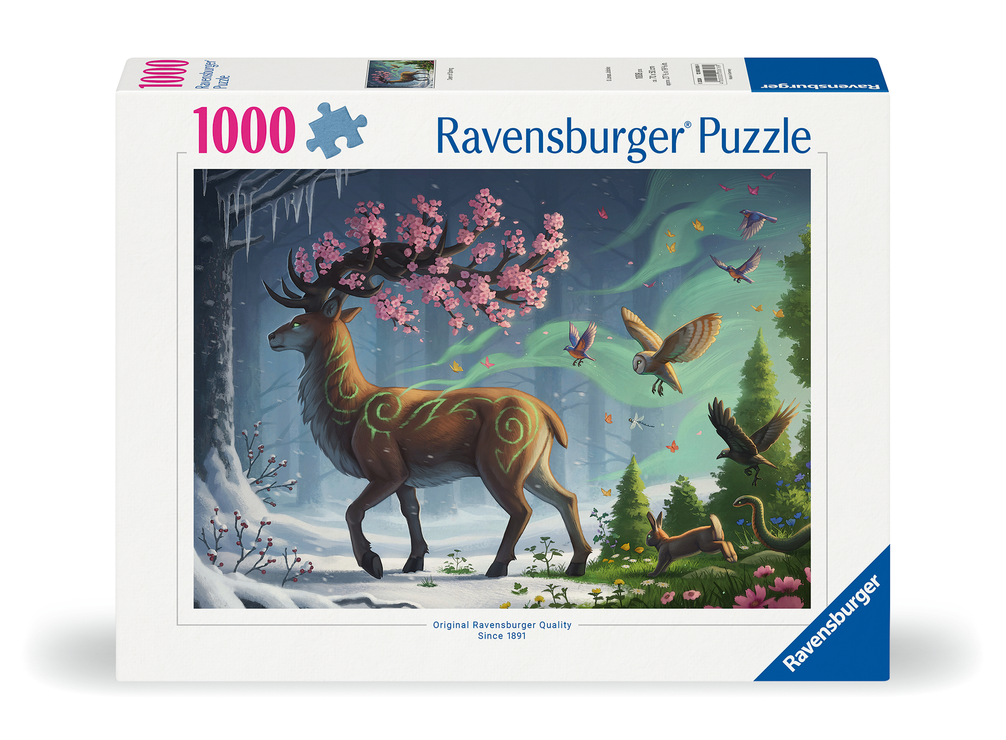 Ravensburger pusle 1000 tk Kevadhirv Pusle pakub  lõõgastust