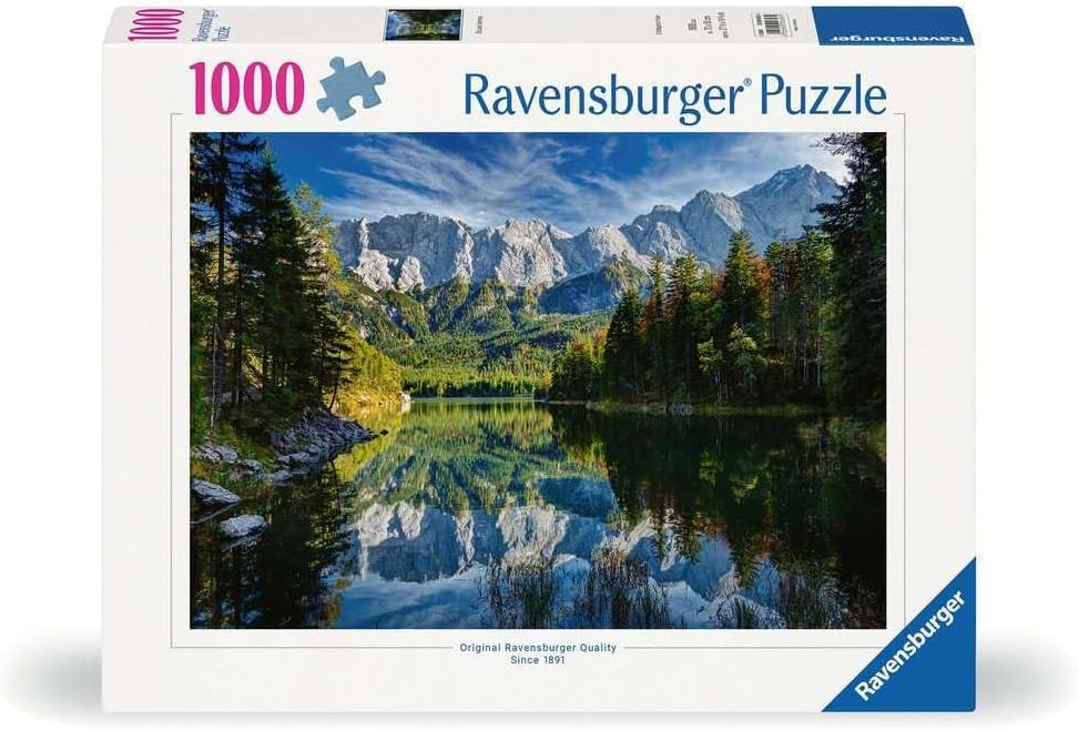 Ravensburger pusle 1000 tk Eibsee järv Pusle pakub  lõõgastust