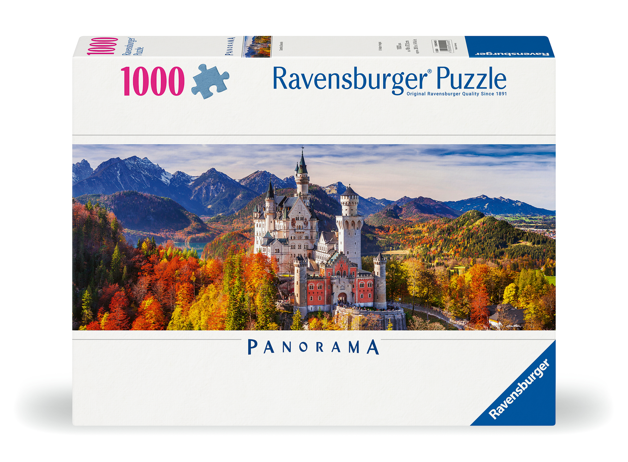 Ravensburger panorampusle 1000 tk Neushcwansteini loss Pusle pakub  lõõgastust