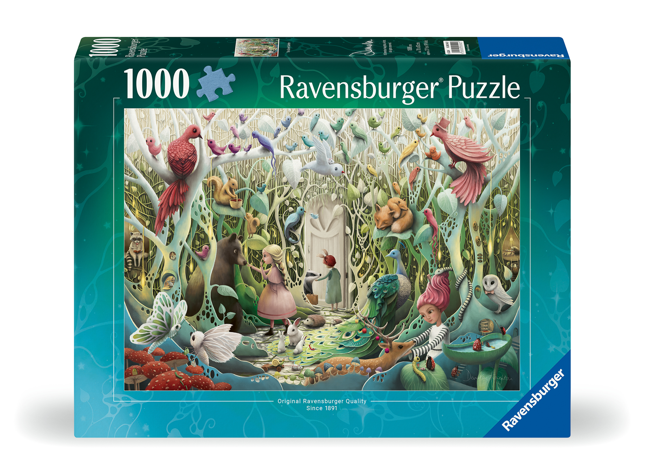 Ravensburger pusle 1000 tk Salajane aed Ravensburgeri esmaklassilise kvaliteediga pusled. Iga pusletükk on erinev