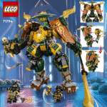 mis võimaldab lastel kombineerida kaks poseeritavat robotit üheks suureks ja hambuni relvastatud robotiks ning sisaldab viite minifiguuri.