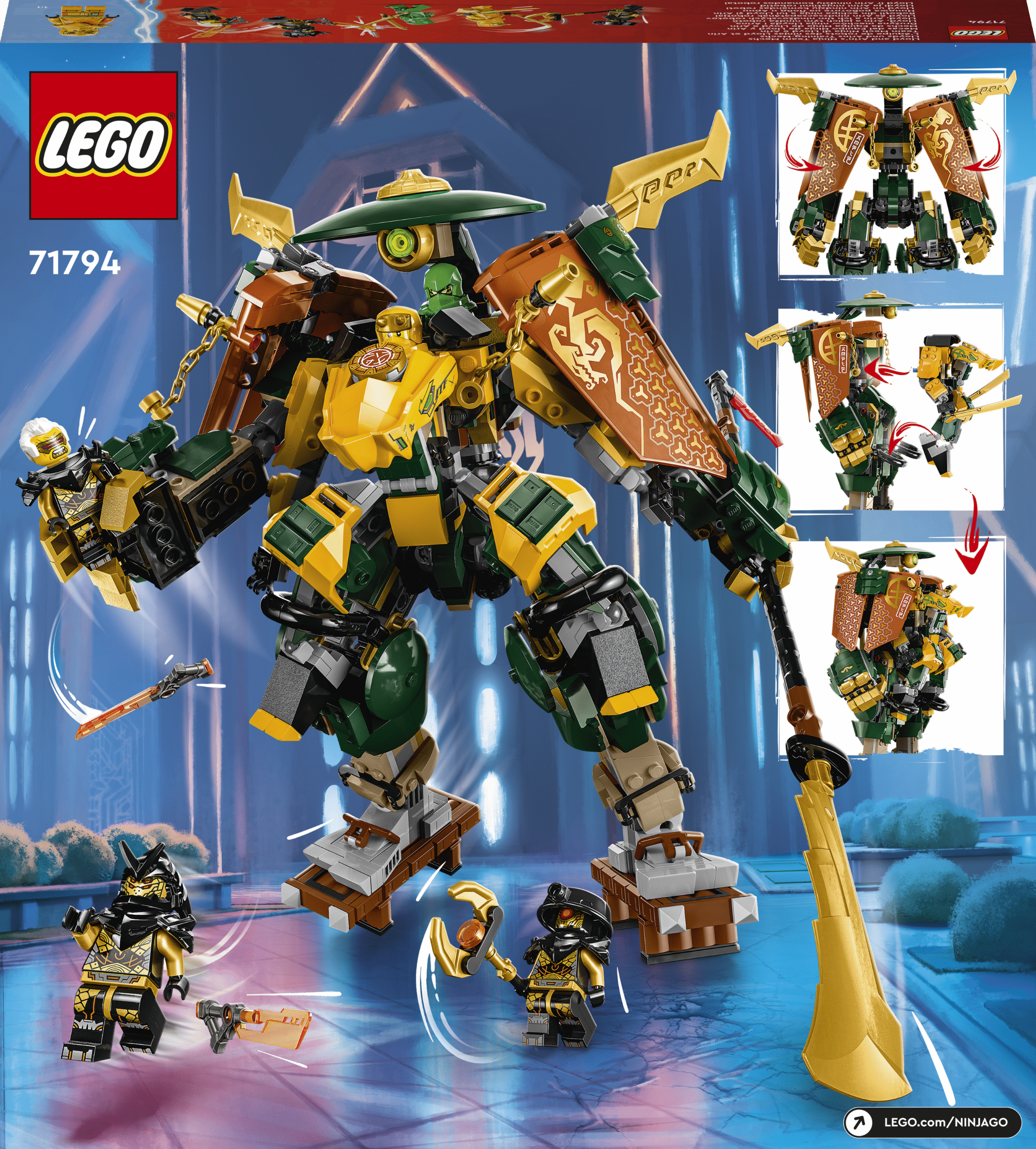 image_raw mis võimaldab lastel kombineerida kaks poseeritavat robotit üheks suureks ja hambuni relvastatud robotiks ning sisaldab viite minifiguuri.