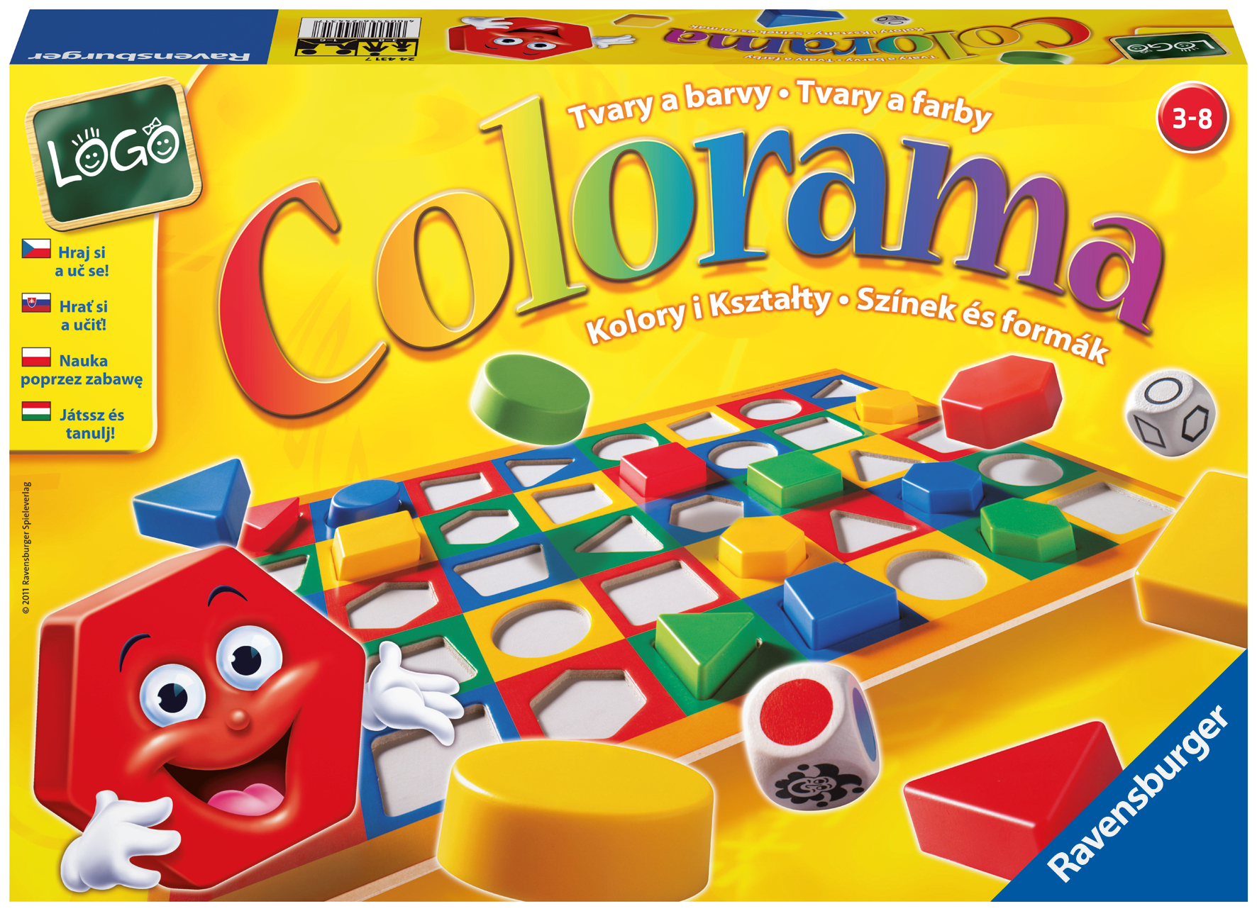 Ravensburger lauamäng Colorama Ühenda mängurõõm ja õppimine ühes kaasahaaravas tegevuses