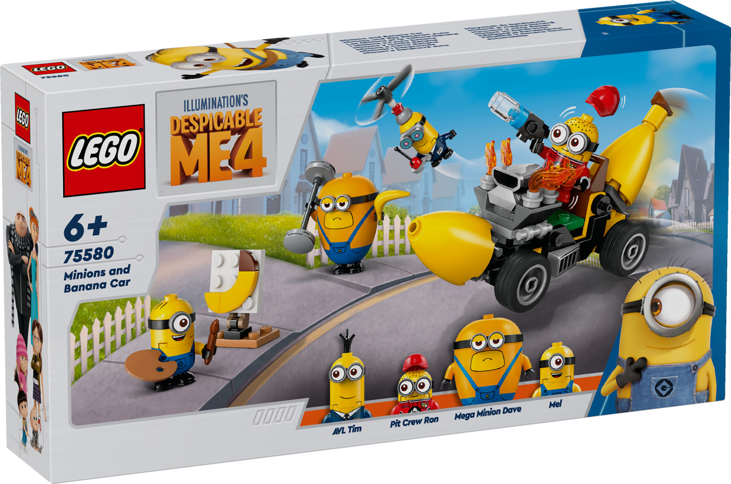 LEGO Minions Käsilased ja banaaniauto Anna lõbusad tegelased