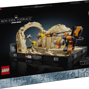 Sukeldu loomingulisse ehitusprojekti ja naudi Mos Espa Podrace'i dünaamilisust selle täiskasvanutele mõeldud LEGO® Star Wars™ komplektiga.