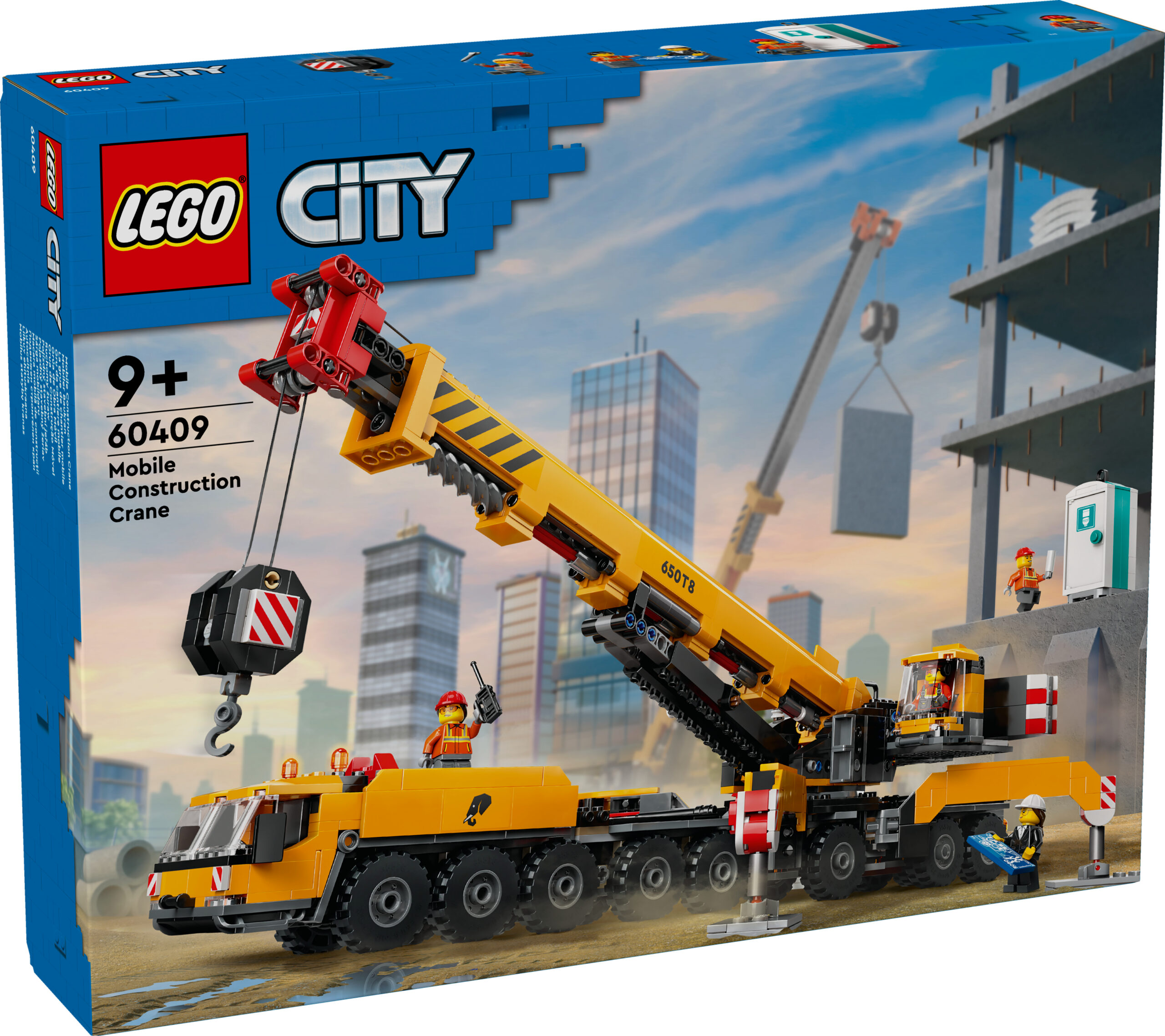 LEGO City Kollane liikuv ehituskraana See muljetavaldav LEGO® City kraana on lahe mänguasi lastele