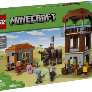 LEGO® Minecraft® Rüüstajate eelpost ja Laastaja annab Minecrafti mängijate kättesse peaga rammiva ja lõugadega haarava laastaja.