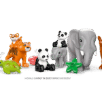 hirve- ja pandafiguurid