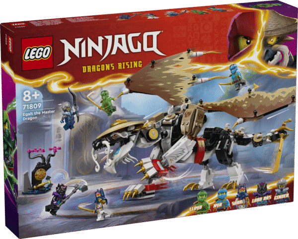 Imeline LEGO® NINJAGO® Valitsejadraakon Egalti ninjamängukomplekt