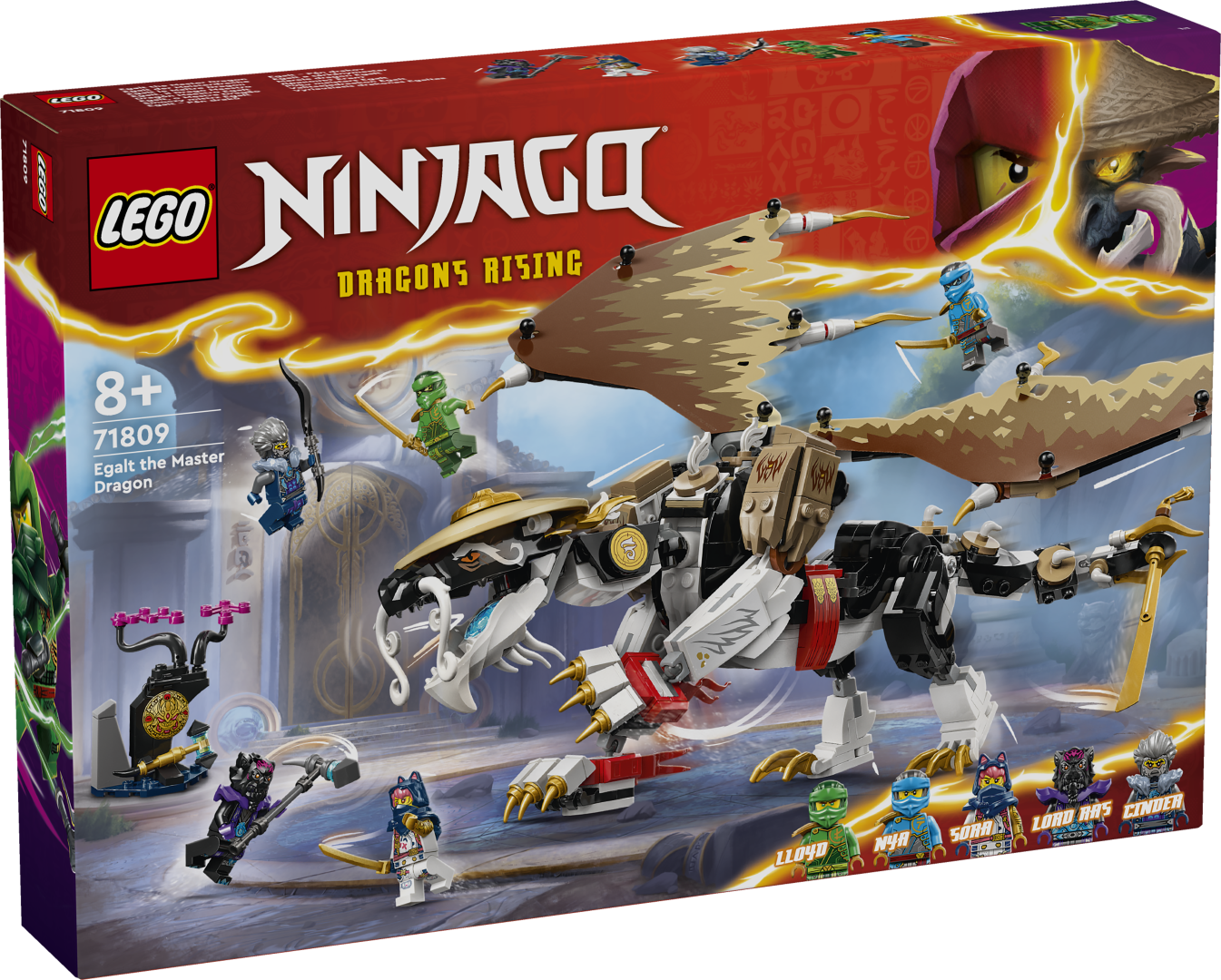 LEGO Ninjago Valitsejadraakon Egalt Imeline LEGO® NINJAGO® Valitsejadraakon Egalti ninjamängukomplekt