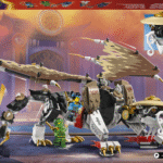 mis sisaldab suurt kokkupandavat LEGO draakonit ja viite NINJAGO tegelaskuju minifiguuri.