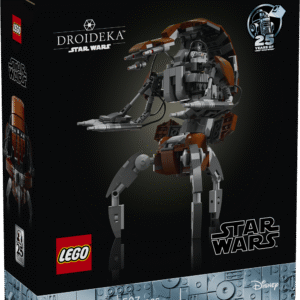 Ehita d 25. aastapäeva LEGO® Star Wars™ loomingulise ehituskomplektiga täiskasvanutele mänguliseks väljapanekuks detailne Droideka hävitusdroid.