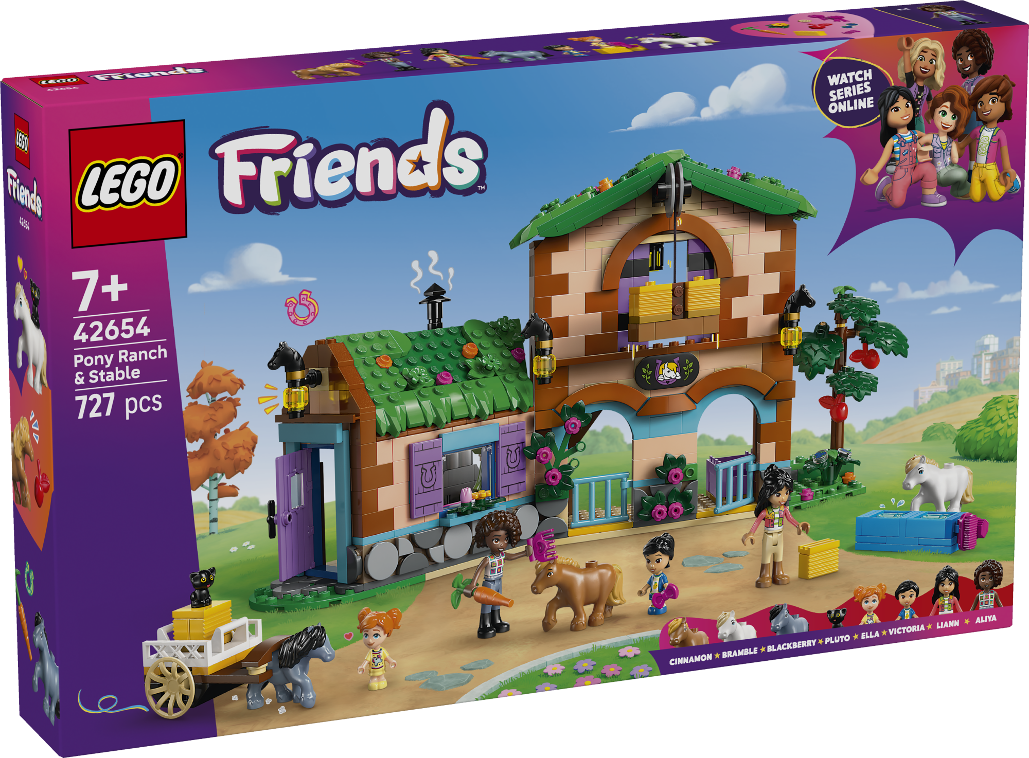 LEGO Friends Poni rantšo ja tall Ponimänguasi tüdrukutele