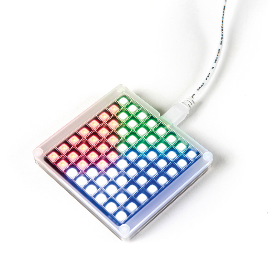 TTS Scratch LED vikerkaaremaatriks Ühenduse loomiseks digitaalse ja füüsilise maailma vahel...