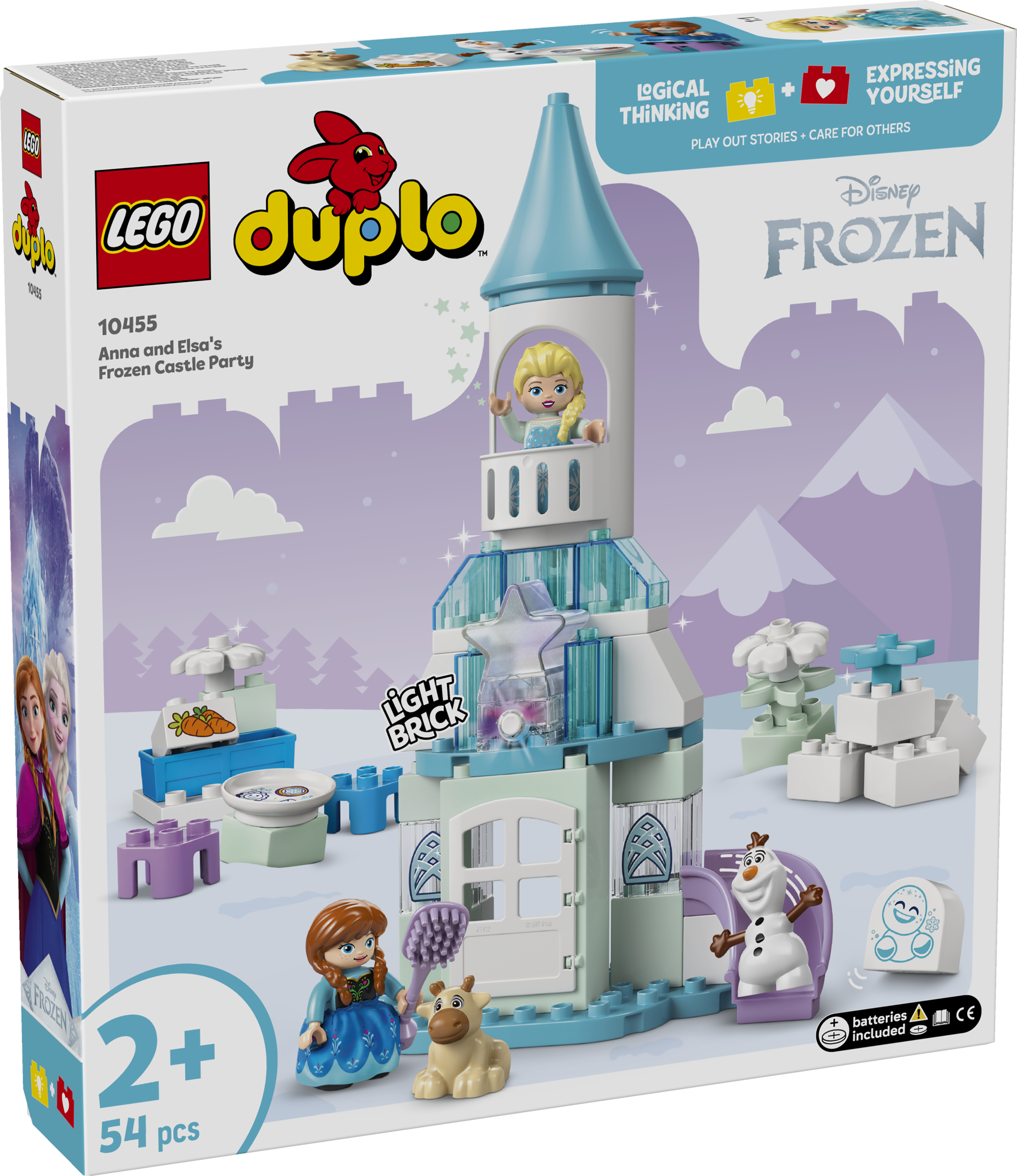 LEGO DUPLO Anna ja Elsa külmunud lossi pidu LEGO® DUPLO® │ Disney kokkupandav Frozeni lossi mänguasi väikelapsel
