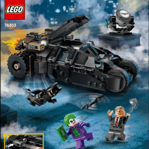 mis sisaldab ikoonilist Batmobilei ja 3 minifiguuri.