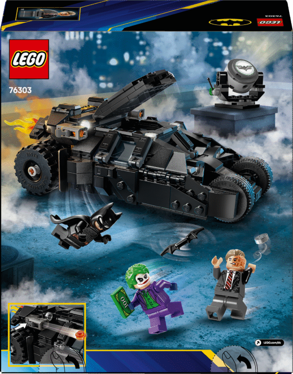 mis sisaldab ikoonilist Batmobilei ja 3 minifiguuri.