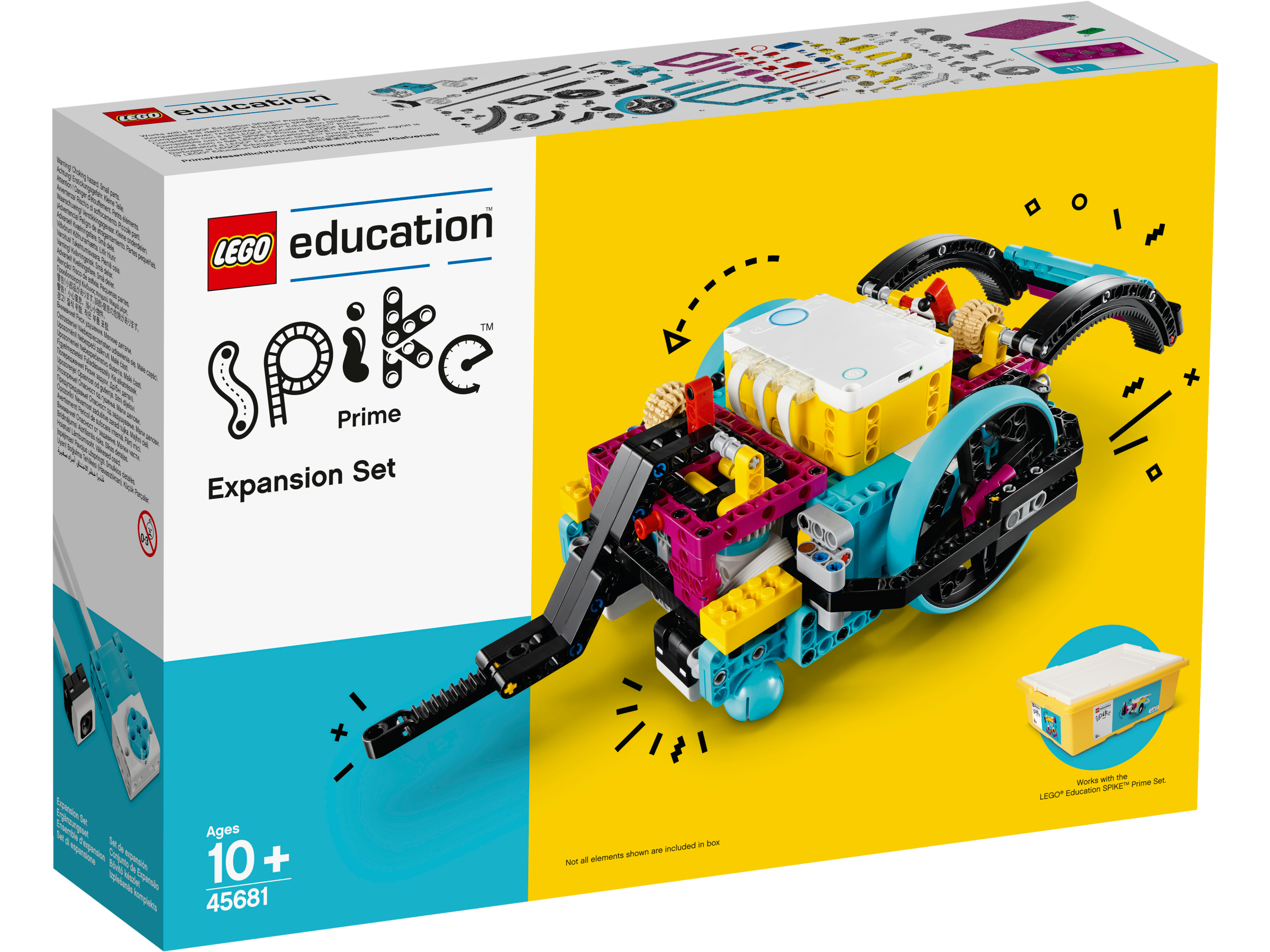 LEGO Education SPIKE Prime lisakomplekt Inspireeri õpilasi MATIK-õppes edasi arenema LEGO Education SPIKE Prime laienduskomplektiga