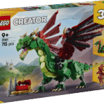 Lapsed saavad nautida ägedaid fantaasiamänge selle LEGO Creator 3in1 keskaegse draakoni mänguasjaga