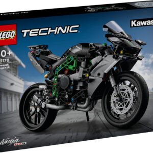 LEGO Technic Kawasaki Ninja H2R mängumootorratta komplektis on autentsed detailid ja see on suurepärane kingitus lastele