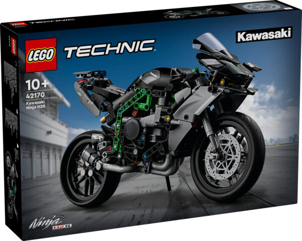 LEGO Technic Kawasaki Ninja H2R mängumootorratta komplektis on autentsed detailid ja see on suurepärane kingitus lastele