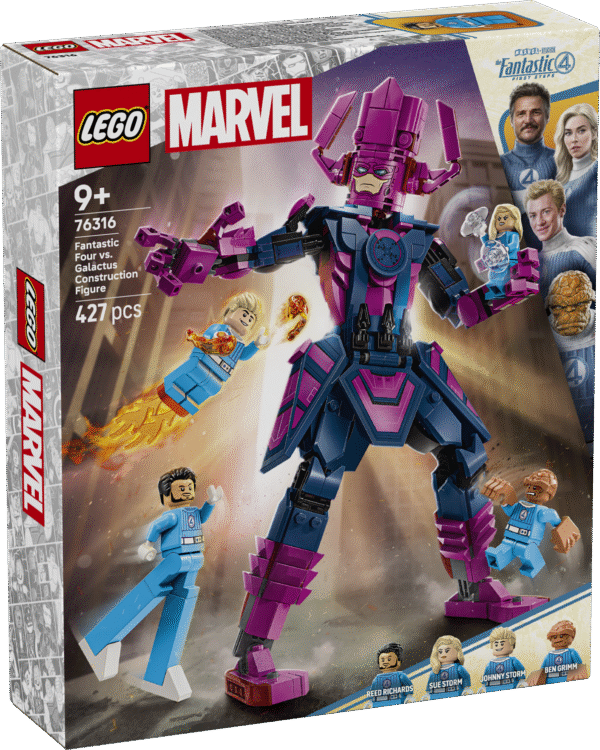Taasloo Marvel Studiose filmi Fantastiline nelik märul esimese kokkupandava LEGO® Fantastilise neliku komplektiga!