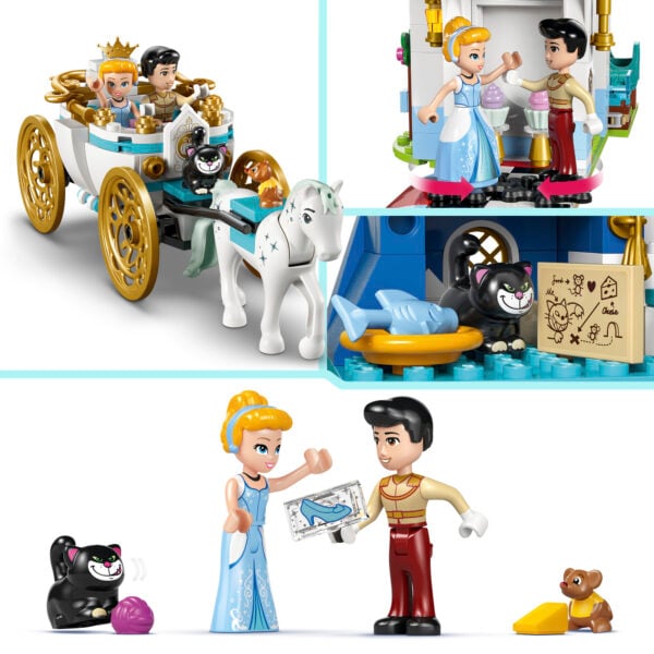 2 LEGO ǀ Disney mininukufiguuri ja 3 LEGO ǀ Disney loomafiguuri.