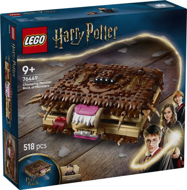 See kole hammustav klotsidest ehitatud koletiste raamat on maagiline sünnipäeva- või pühadekingitus Harry Potter™ fännidele.