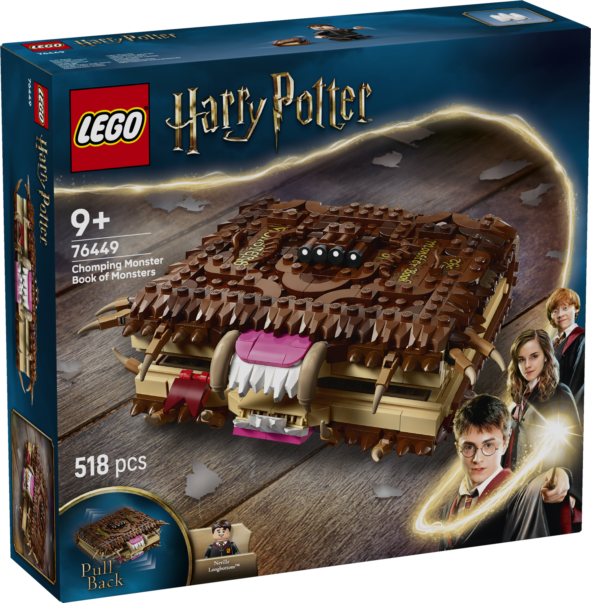 LEGO Harry Potter Koletu koletiste raamat See kole hammustav klotsidest ehitatud koletiste raamat on maagiline sünnipäeva- või pühadekingitus Harry Potter™ fännidele.