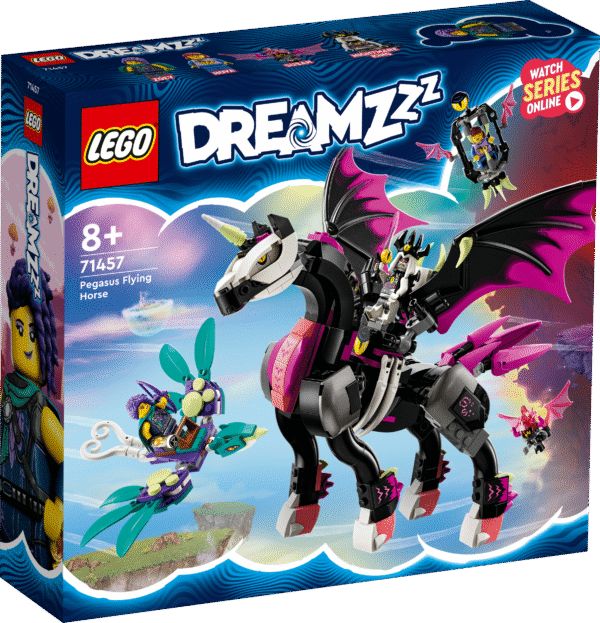 Lapsed saavad ehitada ägeda olendi ja nautida kahte ehitusvõimalust alates 8-aastastele mõeldud LEGO® DREAMZzz™ ehitusmängukomplektiga.